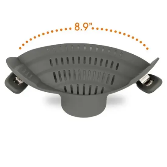 Cheer Collection Heat Resistant Snap-On Pot Strainer image {2}