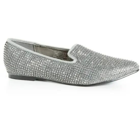 Women's WIDE FIT Maya Flat Shoe - pewter | AVENUE image {9}