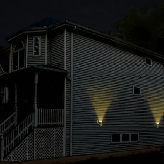 LED Solar Single Direction Outdoor Wall Light - Techko Maid image {7}