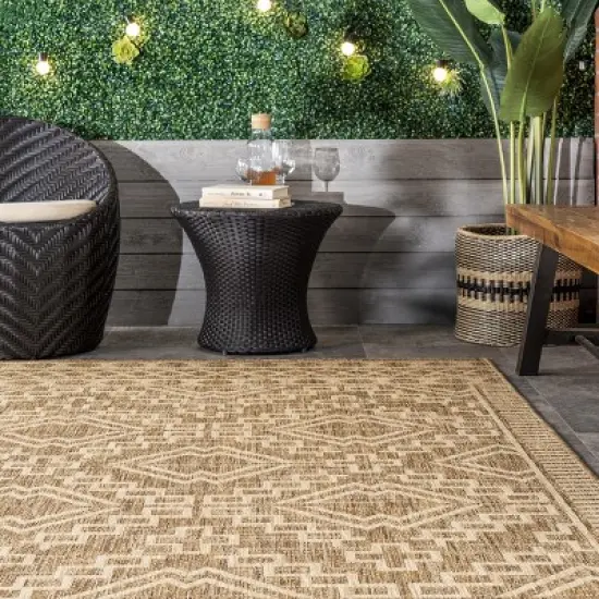nuLOOM Cari Moroccan Global Indoor and Outdoor Area Rug image {7}