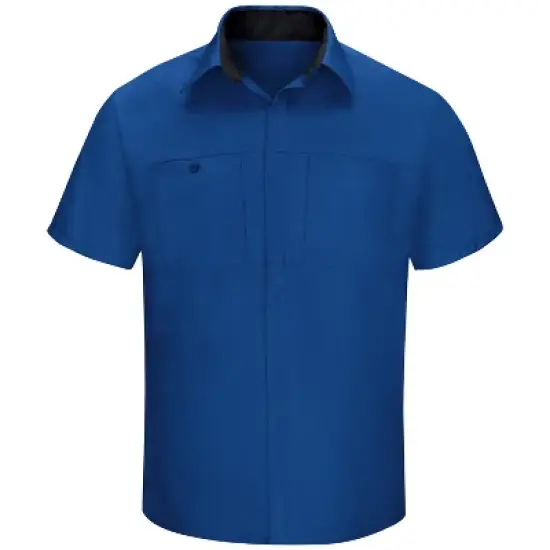Red Kap&reg; Men's Short Sleeve Performance Plus Shop Shirt With Oilblok Technology image {1}