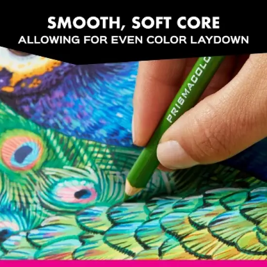 Prismacolor 72ct Premier Pencils: Multicolored Art Supplies, 0.07mm Point, Wood Material, Ages 6+ image {2}