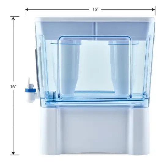 ZeroWater 52-cup Ready Read Dispenser: BPA-Free Water Filtration System, Filters Odors, Sediment, Mercury, Lead, Chlorine image {9}