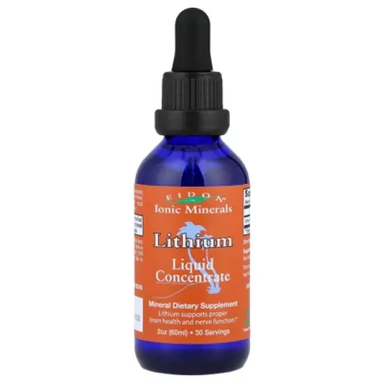 Eidon Ionic Minerals Lithium, Liquid Concentrate, 2 oz (60 ml) image {4}