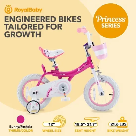 RoyalBaby Princess Girl Kids Bicycle with Kickstand image {1}