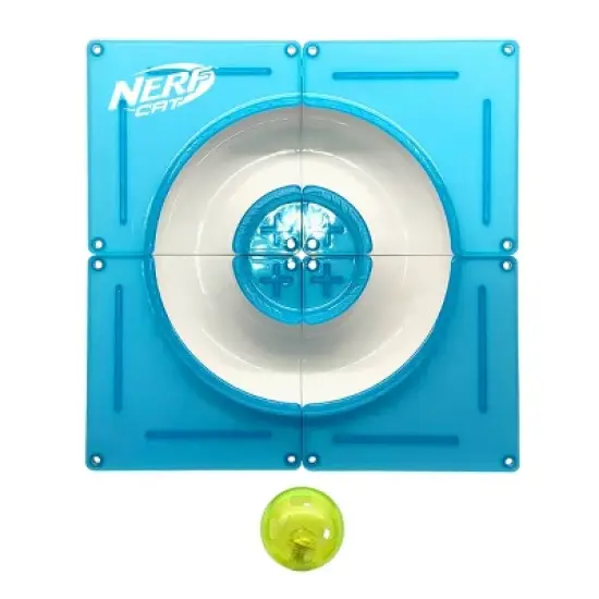 Nerf Cat ABS Turbo Track with Ball Cat Toy Set - 4pc image {2}