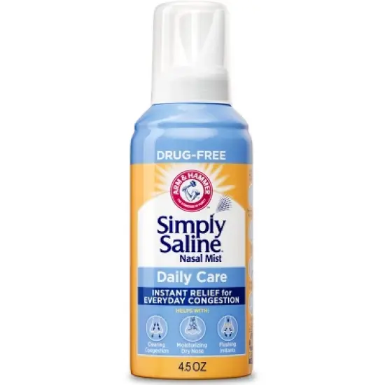 Simply Saline Nasal Care Daily Relief Mist Spray - 4.5oz image {10}