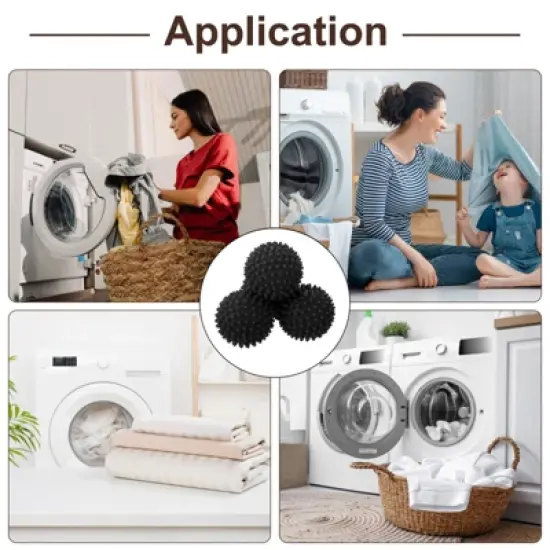 Unique Bargains Fabric Softener Reusable Laundry Dryer Balls image {4}