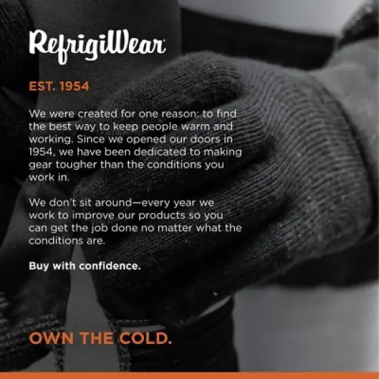 RefrigiWear Moisture Wicking Stretch Fit Glove Liners Black (Pack of 12 Pairs) image {4}