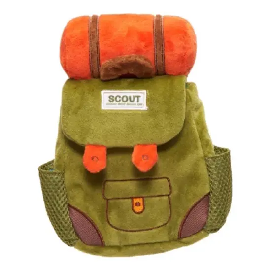 Bark Multicolored Plush Rucksack Dog Toy 1 pk (Case of 3) image {1}