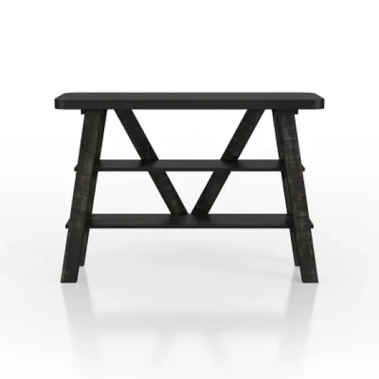 New Riverton Open Shelf Console Table - miBasics image {4}