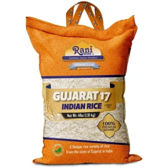 Gujarat 17 Indian Rice 64oz (4lbs) 1.81kg - Rani Brand Authentic Indian Products image {7}