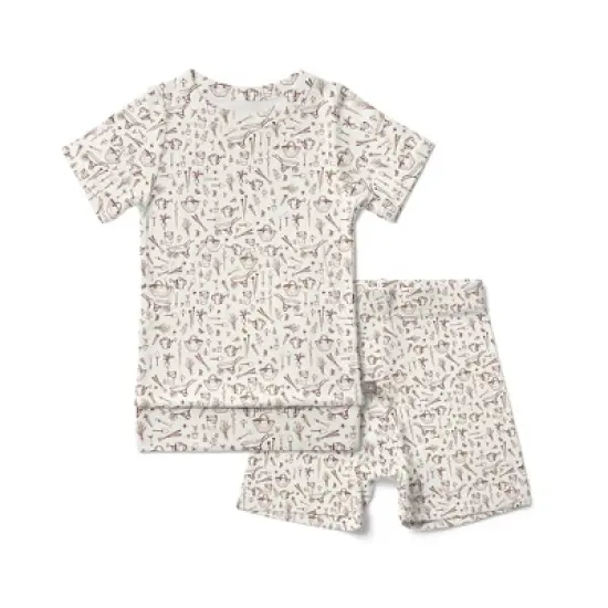 Goumikids Viscose + Organic Cotton Short-Sleeve Biker Set image {11}