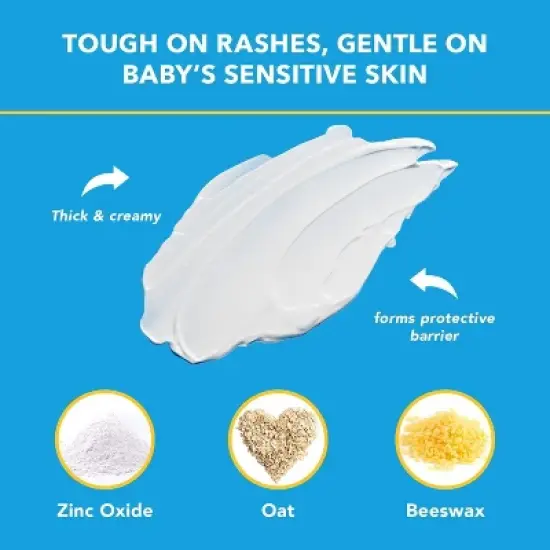 Triple Paste Zinc Oxide Diaper Rash Cream 2 Oz image {2}