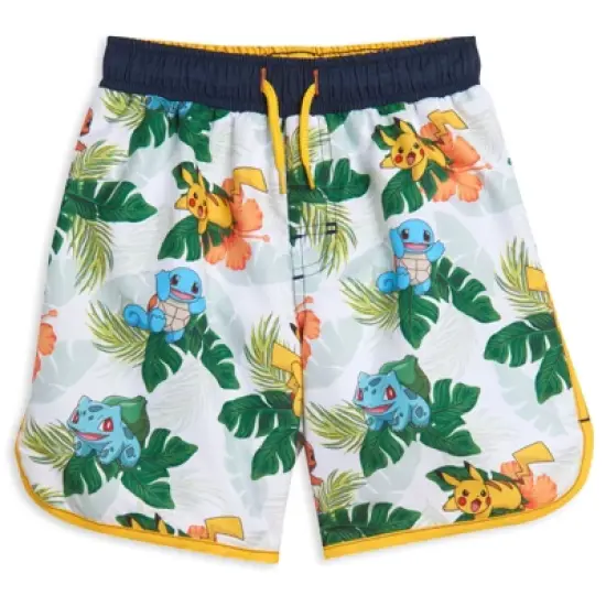Pokemon Pikachu Swim Trunks Bathing Suit Little Kid to Big Kid image {9}