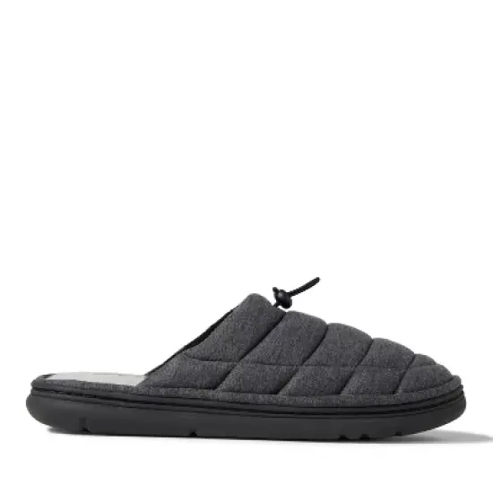 Dearfoams Men's Austin Quilted Sweatshirt Scuff Slippers image {2}