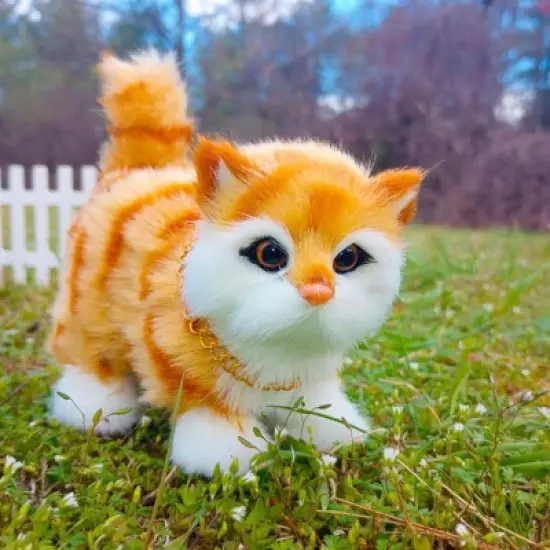 The Queen's Treasures Orange Tabby Kitty Cat Pet For 18 Inch Dolls image {1}