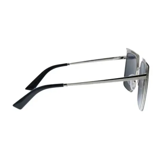 Prada PR 58WS 1AB5Z1 Womens Square Polarized Sunglasses Black 57mm image {2}