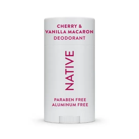 Native Solid Deodorant for Women & Men - Cherry & Vanilla Macaron - Aluminum-Free 2.65oz image {10}