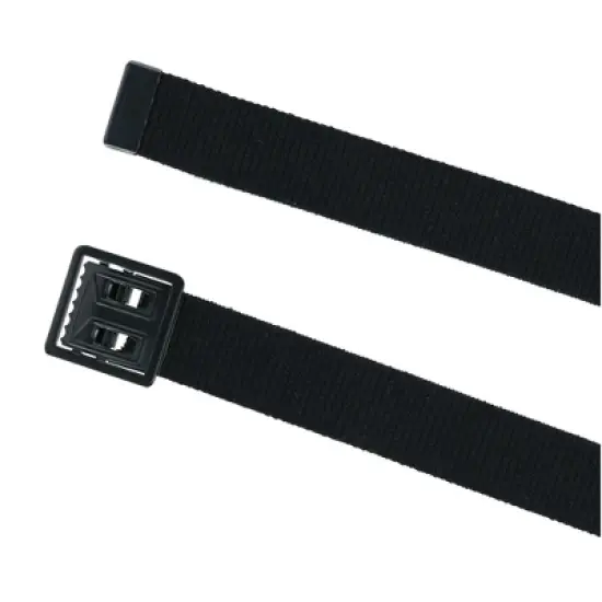 CTM Men's Big & Tall Military Grade Belt with Open Face Buckle image {1}