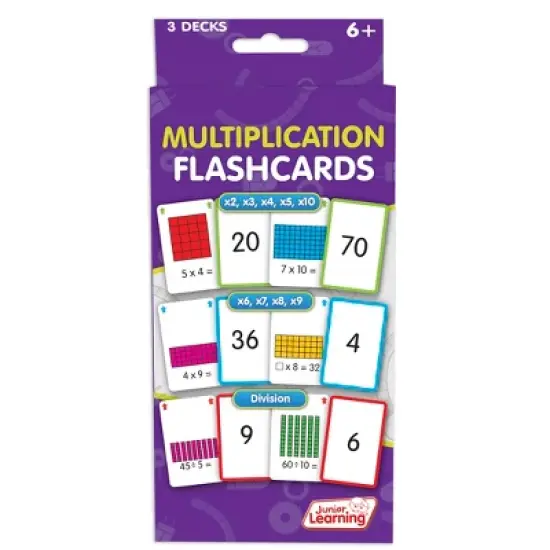 Junior Learning Multiplication Flashcards image {1}