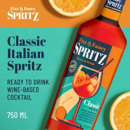 Fizz & Fancy Spritz Classico Ready To Serve Cocktail - 750ml Bottle image {1}