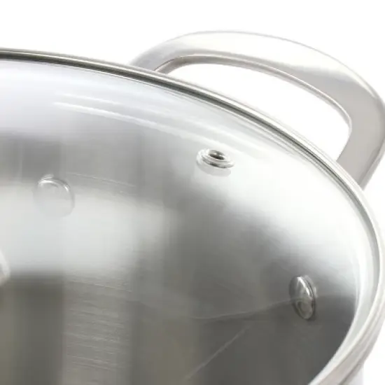 Martha Stewart Everday Midvale 2.6 Quart Stainless Steel Saucepan with Lid image {4}