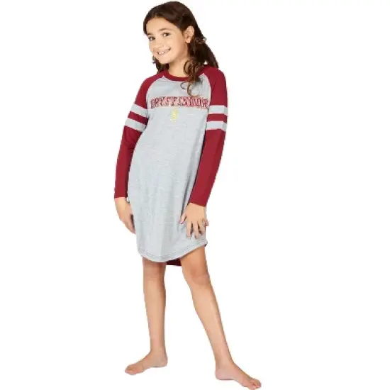 Harry Potter Hermione Varsity Gryffindor Quidditch Fantastic Pajama Holiday Nightgown image {2}