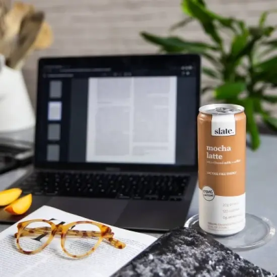 Slate Mocha Latte High Protein Iced Coffee - 11 fl oz Can image {5}