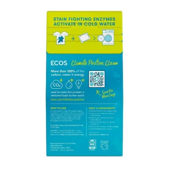 ECOS Free & Clear Laundry Detergent Packs - 52ct image {2}