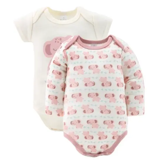 The Peanutshell Baby Girl Floral Elephant 30-Piece Newborn Layette Gift Set, 0-3 Months image {2}