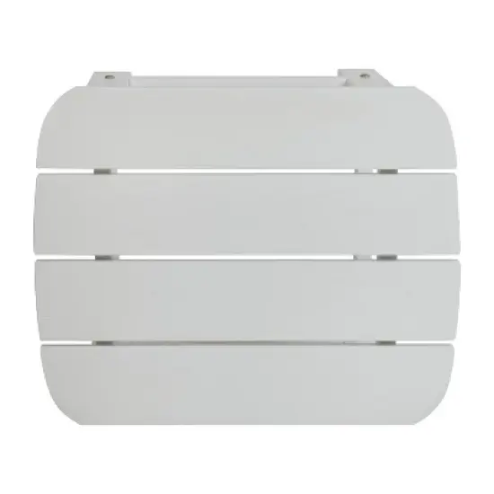 Merrick Lane Poly Resin Indoor/Outdoor Rocking Chair with Side Table image {2}