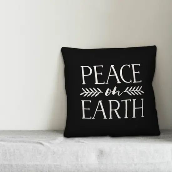 Creative Products Peace on Earth 18x18 Indoor / Outdoor Pillow image {2}