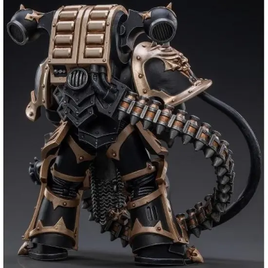 Marine 04 Black Legion Havocs 1/18 Scale | Warhammer 40K | Joy Toy Action figures image {4}