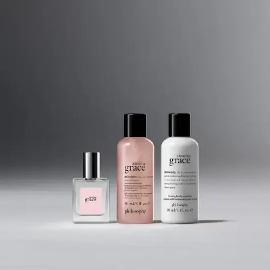 philosophy Amazing Grace Eau de Toilette Mini Gift Set - 0.5 fl oz + 3 fl oz + 3 fl oz/3pc -Ulta Beauty image {1}