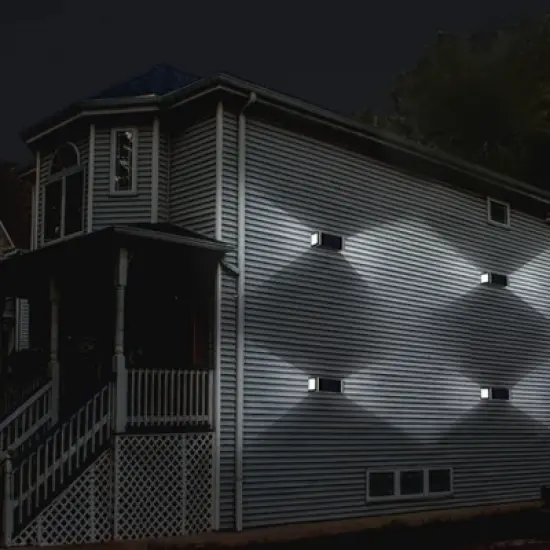 LED Solar Dual Direction Outdoor Wall Light - Techko Maid: Waterproof & Weather-Resistant image {10}