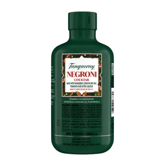Tanqueray Ready To Drink Negroni Cocktail - 375ml Bottle image {7}
