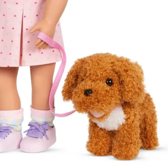 Our Generation Hop In Dog Carrier & Pet Plush Poodle for 18" Dolls image {2}