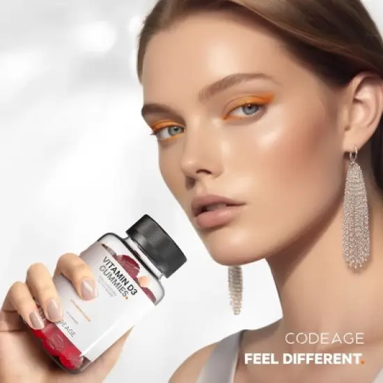 Codeage Vitamin D3 Gummies - Vitamin D 5000 IU Supplement - 60 ct image {7}