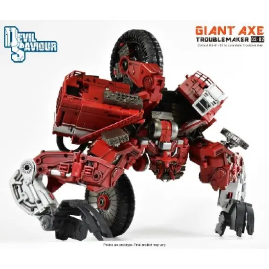 DS-02 Giant Axe | Devil Saviour Construction Combiner Action figures image {2}