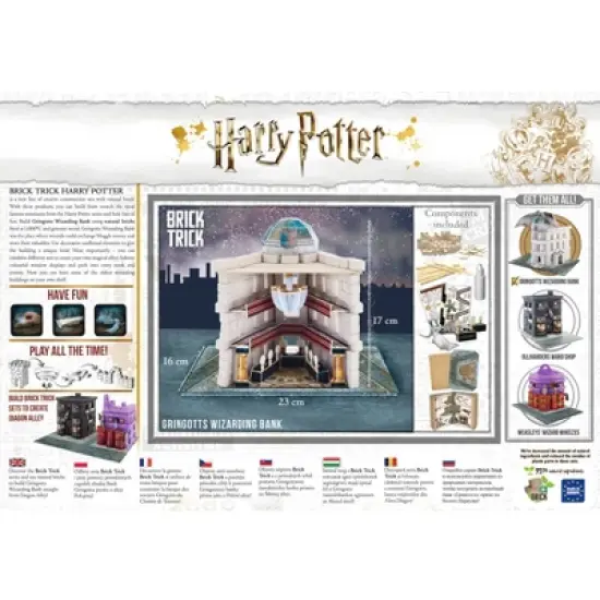 Trefl Harry Potter Brick Tricks Gringotts Wizarding Bank Jigsaw Puzzle - 210pc image {5}