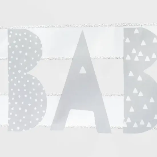 Medium Striped Baby Shower Gift Bag - Spritz&trade;: Blue Baby Boy Gift Bag, 10" x 12.75", Paper, Stripes image {2}