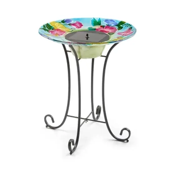 Smart Solar 24.3" Hummingbird Bird Bath image {7}