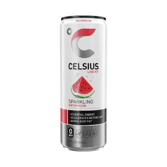 CELSIUS Sparkling Watermelon Functional Energy Drink - 12 fl oz Can image {5}