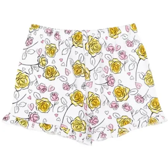 Disney Frozen Moana Princess Rapunzel Snow White Raya and the Last Dragon Baby Girls Peplum T-Shirt and French TerryShorts Outfit Set Infant image {2}