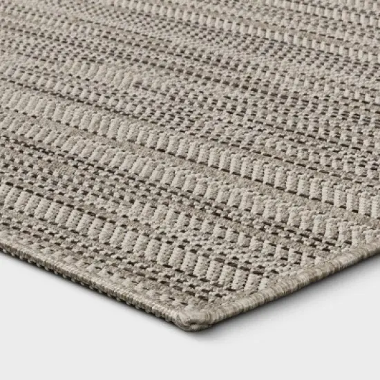 Faded Lines Outdoor Rug Cream - Smith & Hawken&trade; image {2}