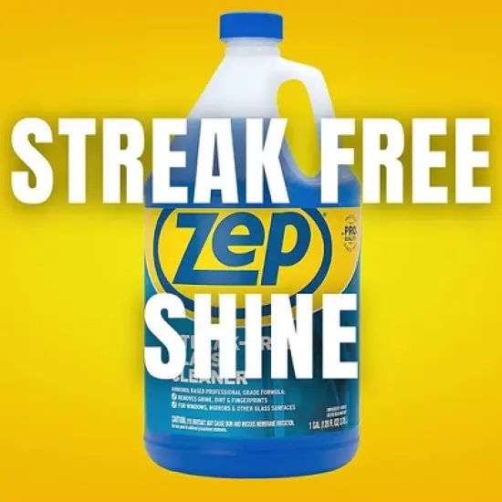 ZEP Streak-Free Glass Cleaner (Case of 4) + Zep Professional Sprayer Bottle - 32 oz (Case of 9) Bundle - Bundle image {4}