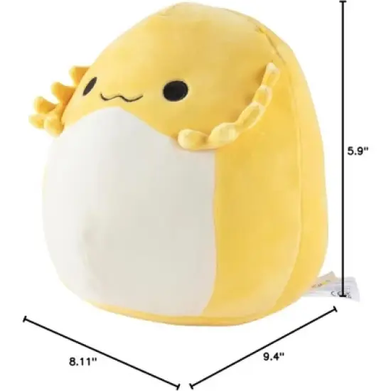 Squishmallows Original 8-Inch Bertwin The Bearded Dragon - Official Jazwares Plush - Collectible Stuffed Animal Toy - Gift for Kids, Girls & Boys image {3}