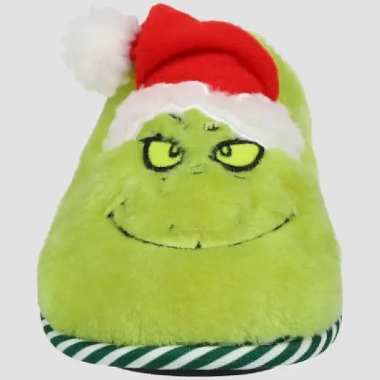 The Grinch Kids' Holiday Scuff Slippers - Green image {4}