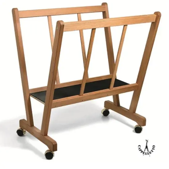 Cappelletto Allegra Premium Wood Print Rack &ndash; Solid Beechwood Print Storage & Display Rack for Artwork, Canvases, and Portfolios &ndash; Adjustable, image {3}